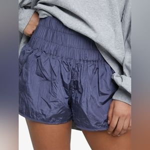 NWOT Free People "The Way Home" Running Shorts in Purple